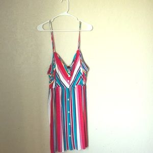 Mini multi- colored dress